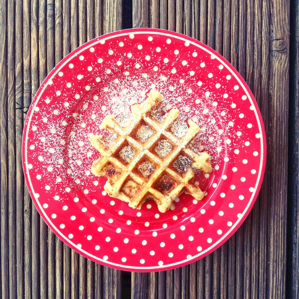 Apfelkuchen-Waffeln low carb in der Tefal Snack Collection
