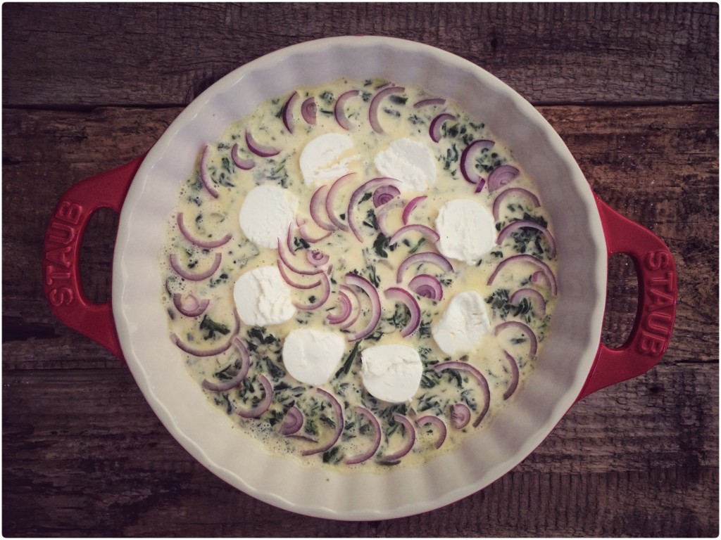 Spinat-Tarte mit scharfen Gambas - Holla die Kochfee