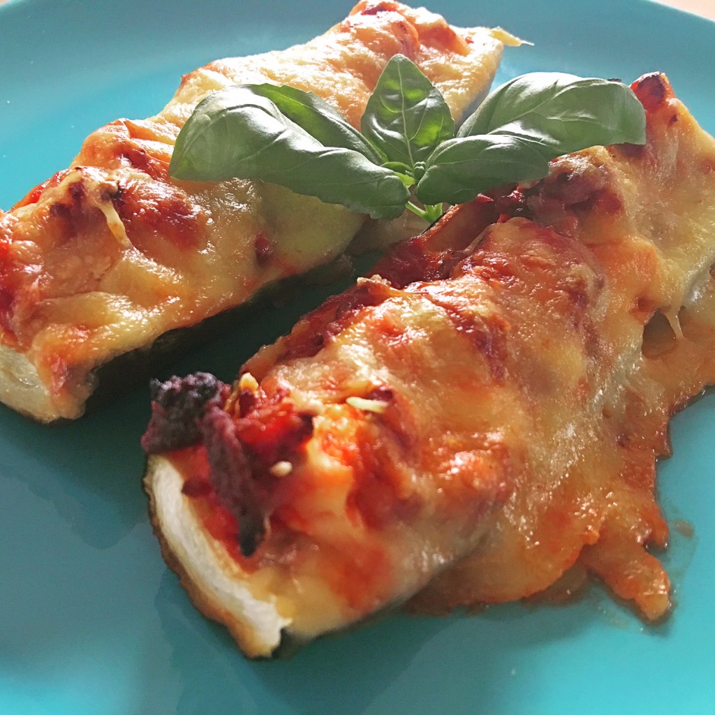Zucchini Schiffchen - Holla die Kochfee