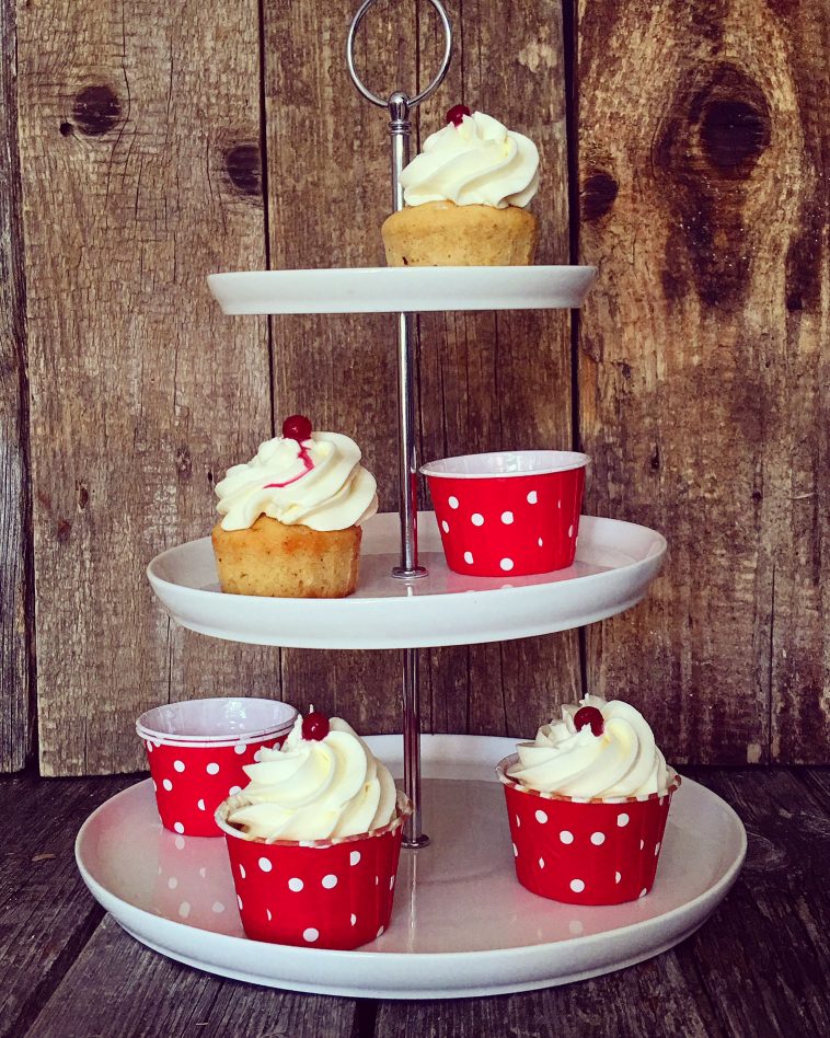 Haselnuss Muffins mit Mascarpone Frosting