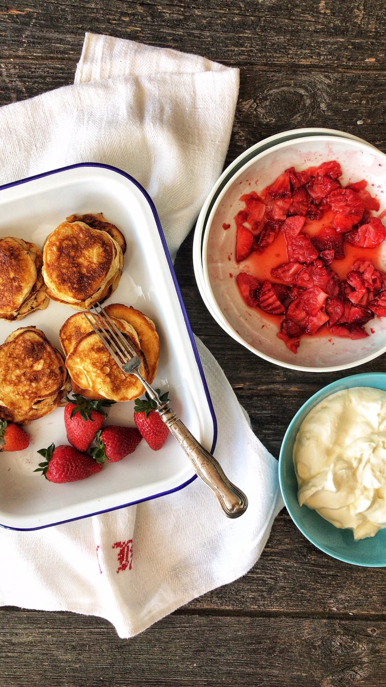 Weltbeste und einfachste Ricotta Pancakes Low Carb