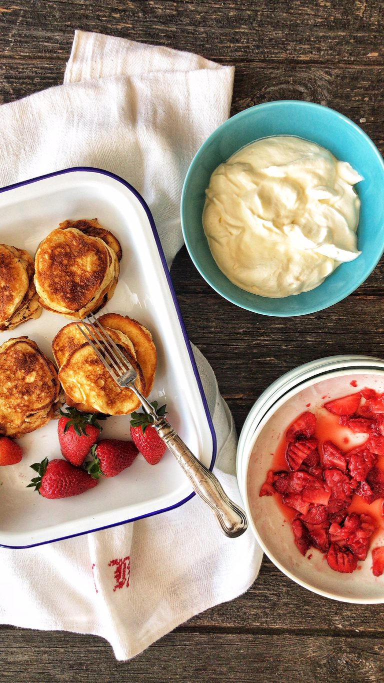 Weltbeste und einfachste Ricotta Pancakes Low Carb