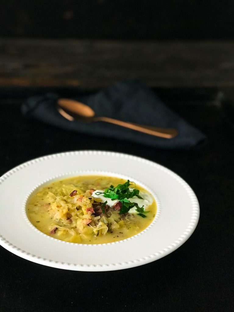 Rezept für böhmische Krautsuppe ganz einfach 