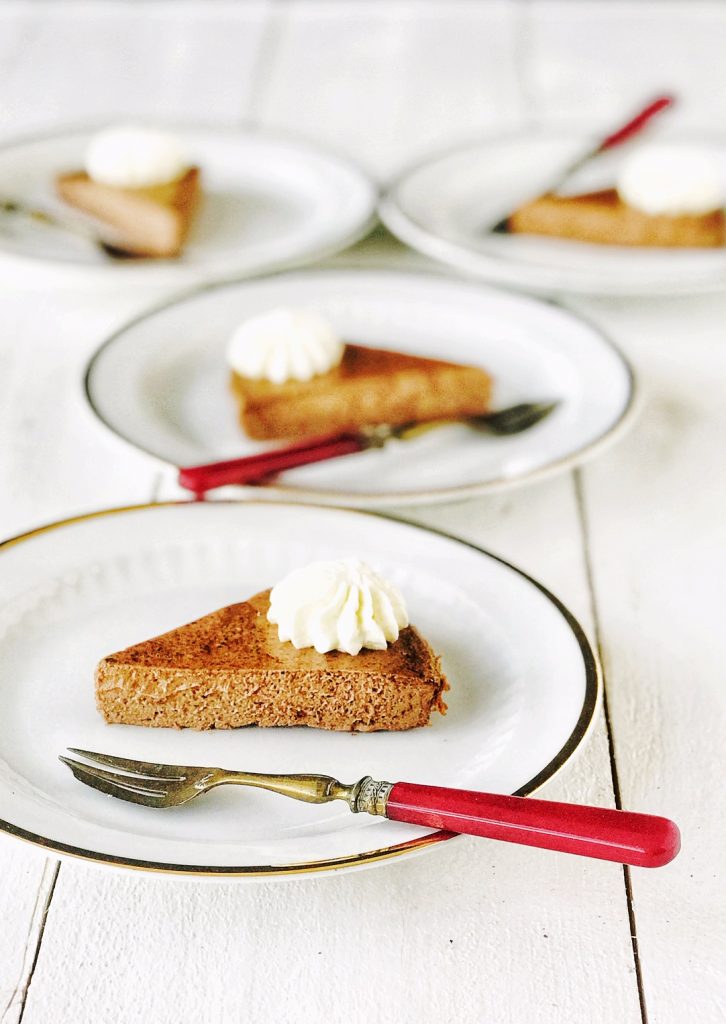 Schokoladen Cheesecake Nahaufnahme