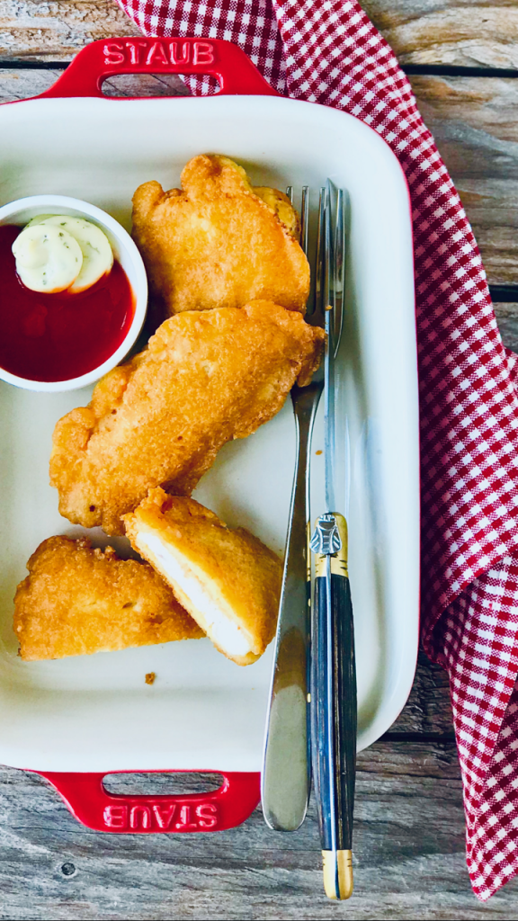 Hähnchen Nuggets Nahaufnahme