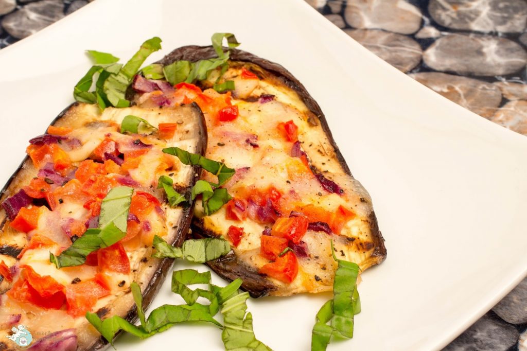 Auberginen Pizza