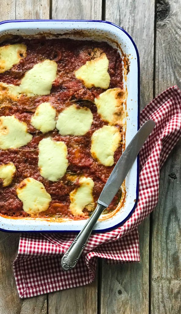 Parmigiana di Zucchine - Zucchiniauflauf 