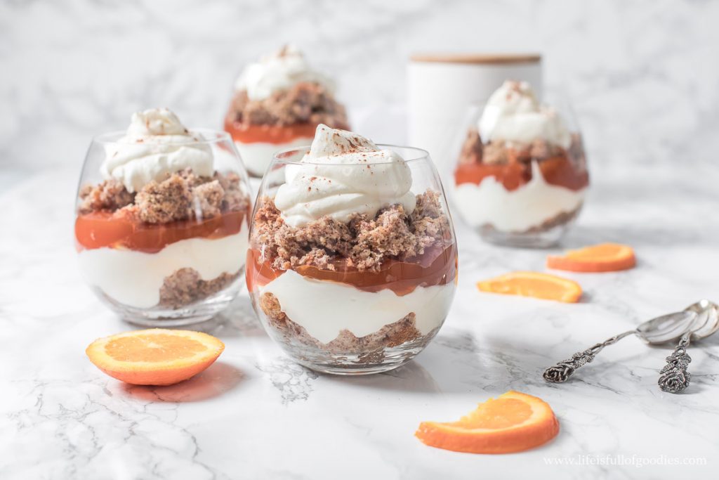 Trifle in Gläsern