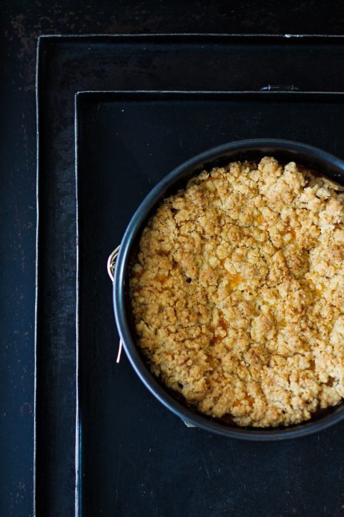 Streuselkuchen in der Form