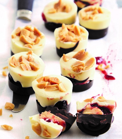 Peanut Butter Jelly Bites Nahaufnahme