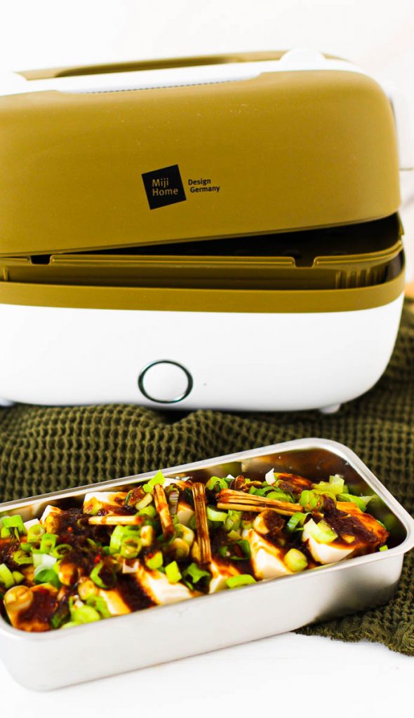Miji Cooking Box One Asia Tofu vor dem Garen