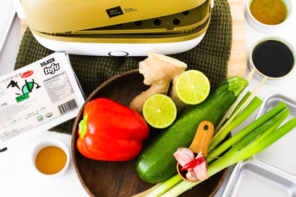 Miji Cooking Box One Zutaten von oben