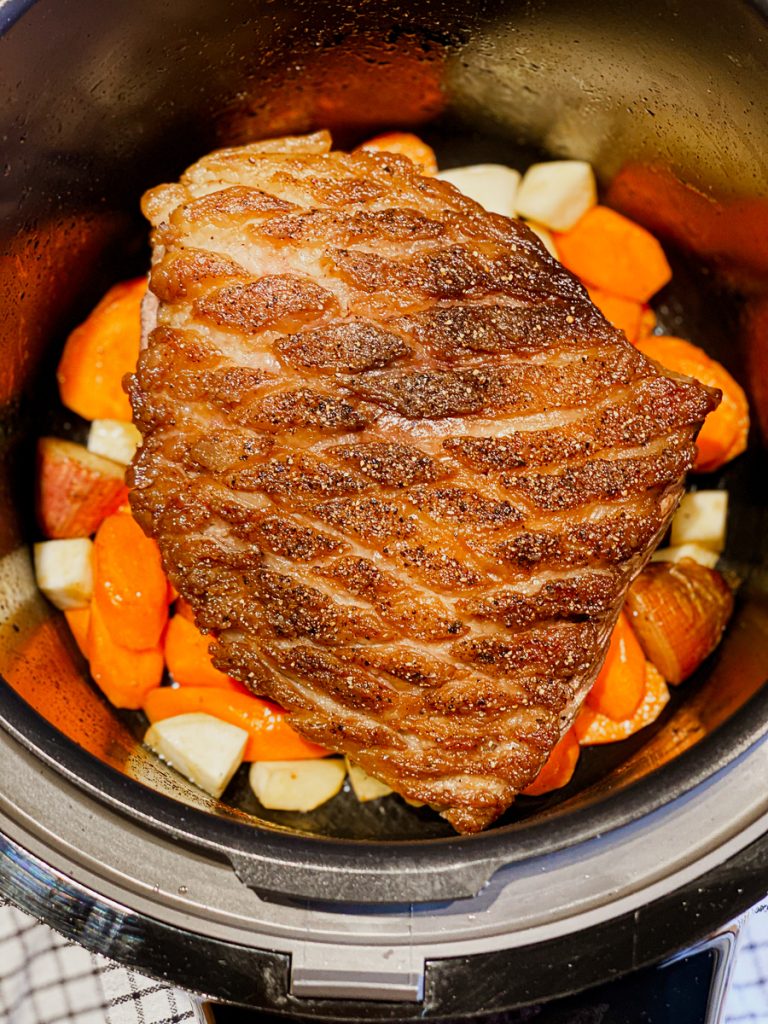 Fleisch und Gemüse im Cook4Me