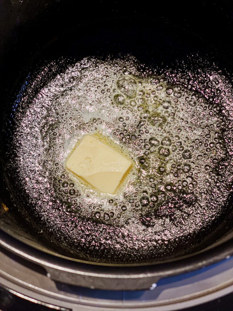 Aufgeschäumte Butter