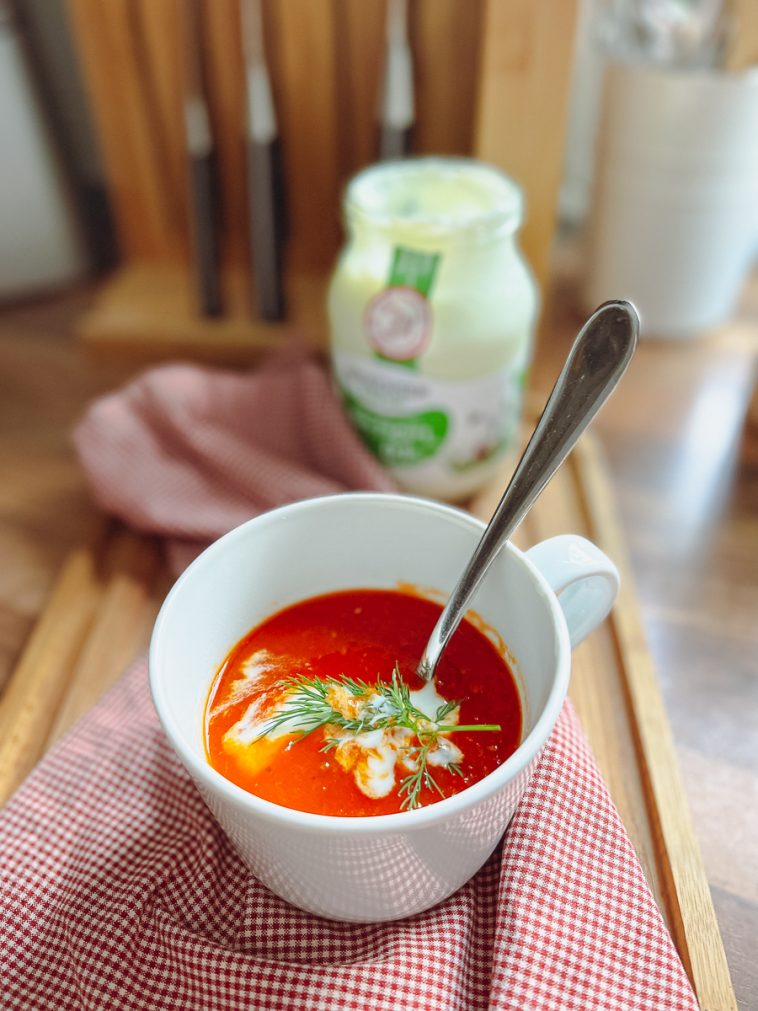 Schnelle Tomatensuppe zum Abnehmen - Holla die Kochfee