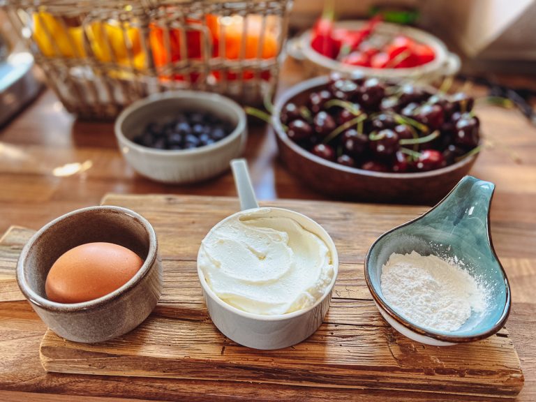 3 Zutaten Tassen Cheesecake fettarm - Zutaten