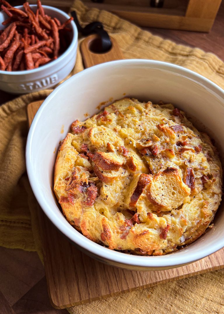 Brezen Auflauf mit Parmesan