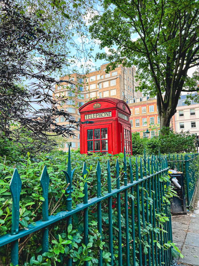 London Kurztrip mit Barefoot Wine - rote Telefonzelle