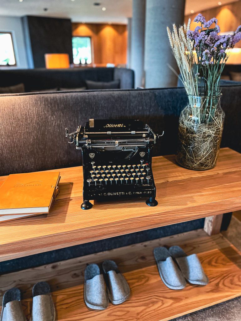 Das Gitschberg - eine alte Schreibmaschine