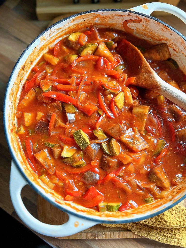 Schnelles Ratatouille Gemüse