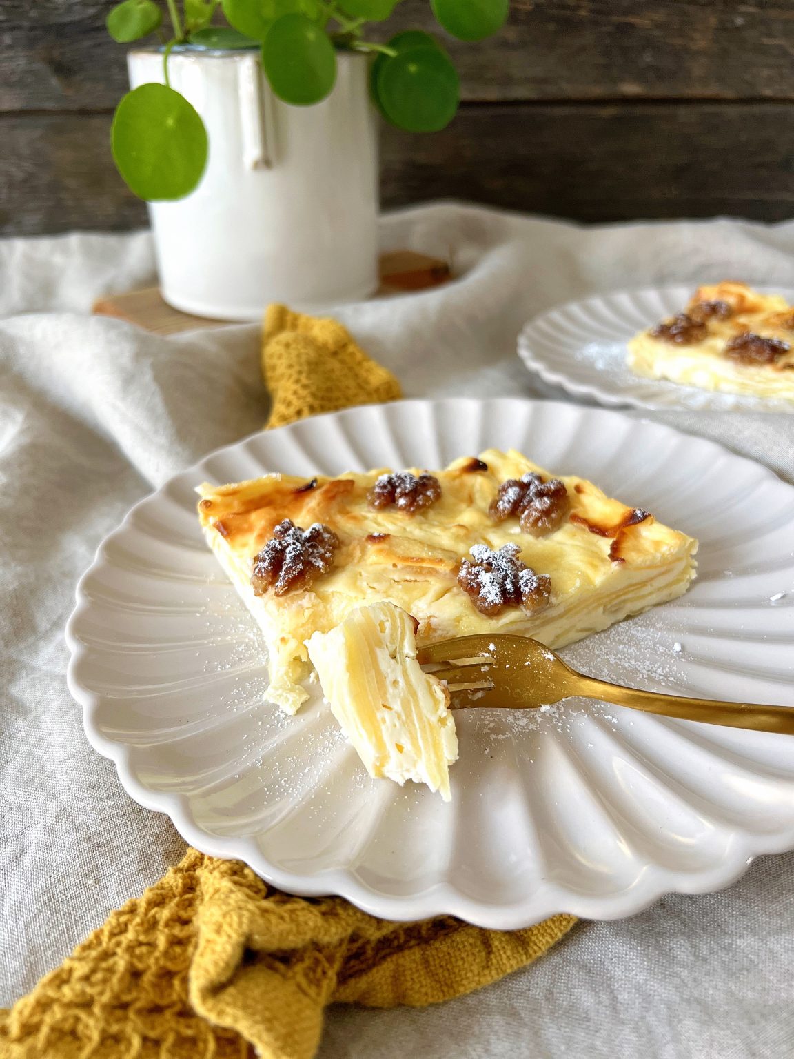Blitz-Apfelkuchen mit Schmand - Holla die Kochfee