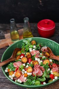 Italienischer Kartoffelsalat mit Mozzarella Minis