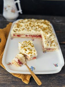 Der einfachste Biskuit - mit Erdbeersahne