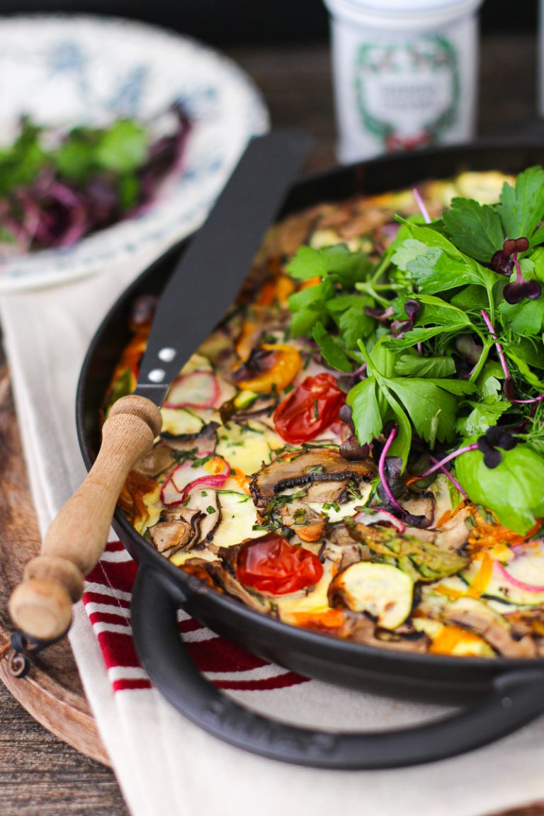 Bunte Gemüse Frittata