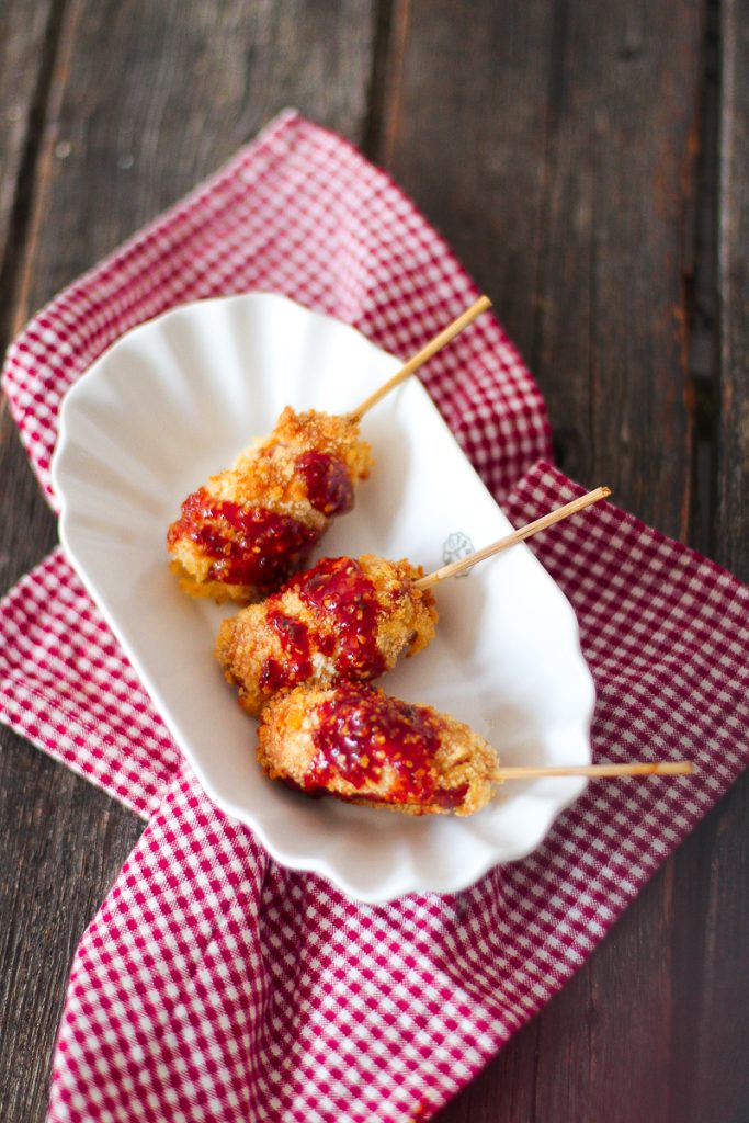 Knusprige Corndogs aus dem Airfryer