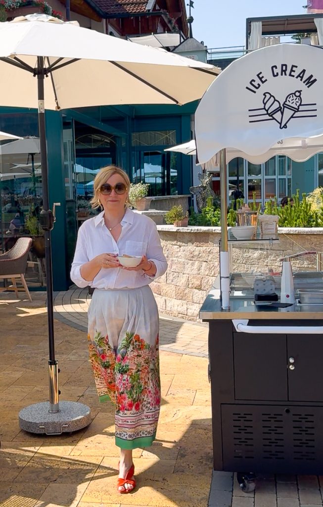 Eis auf der Terrasse Das Rübezahl