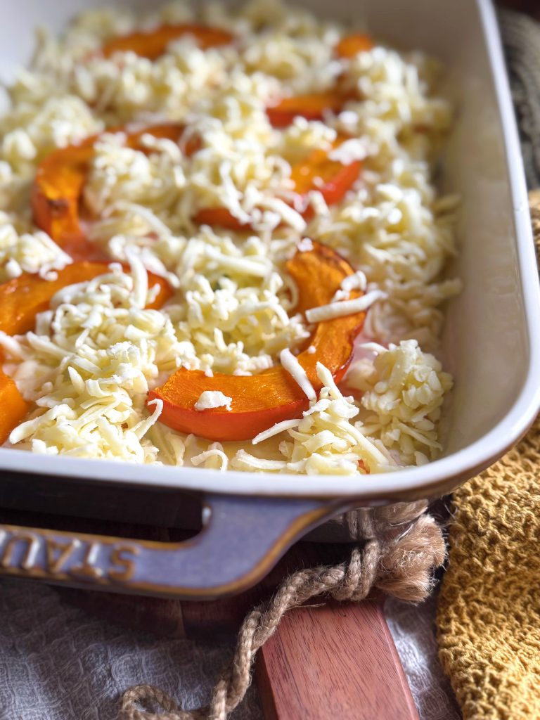 Gemüseauflauf vor dem Backen