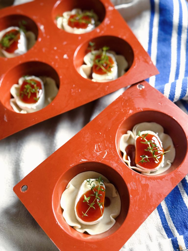 Zubereitung Camembert Bites