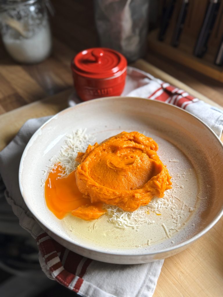 geröstetes Kürbispüree