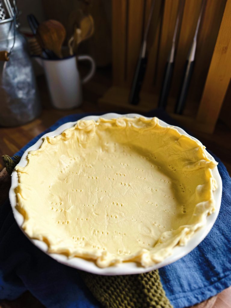 Zutaten Shepherd's Pie vegetarisch Pilze Quiche Teig