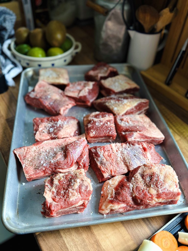 Rinderrippen gewürzt