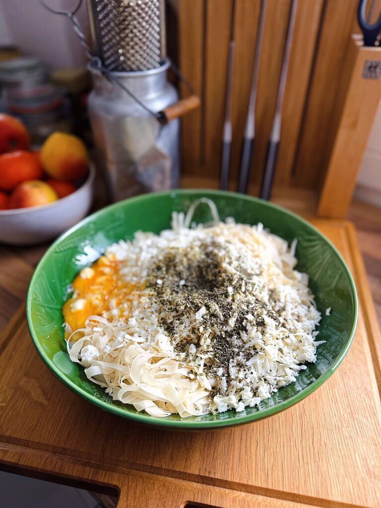Vegetarischer Börek Auflauf Zutaten