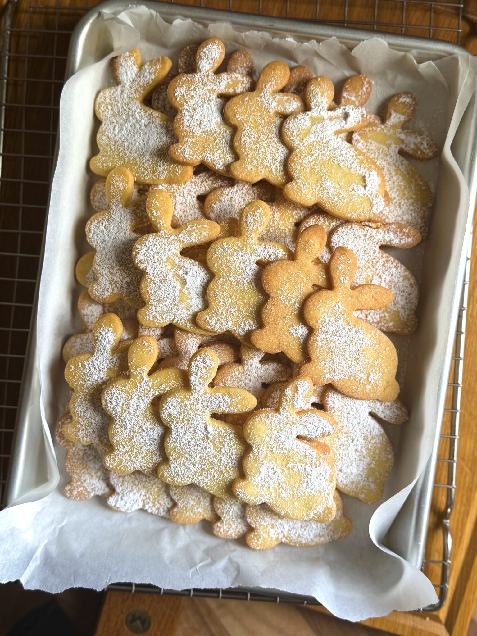 Hasenplätzchen für Ostern aus Mürbeteig