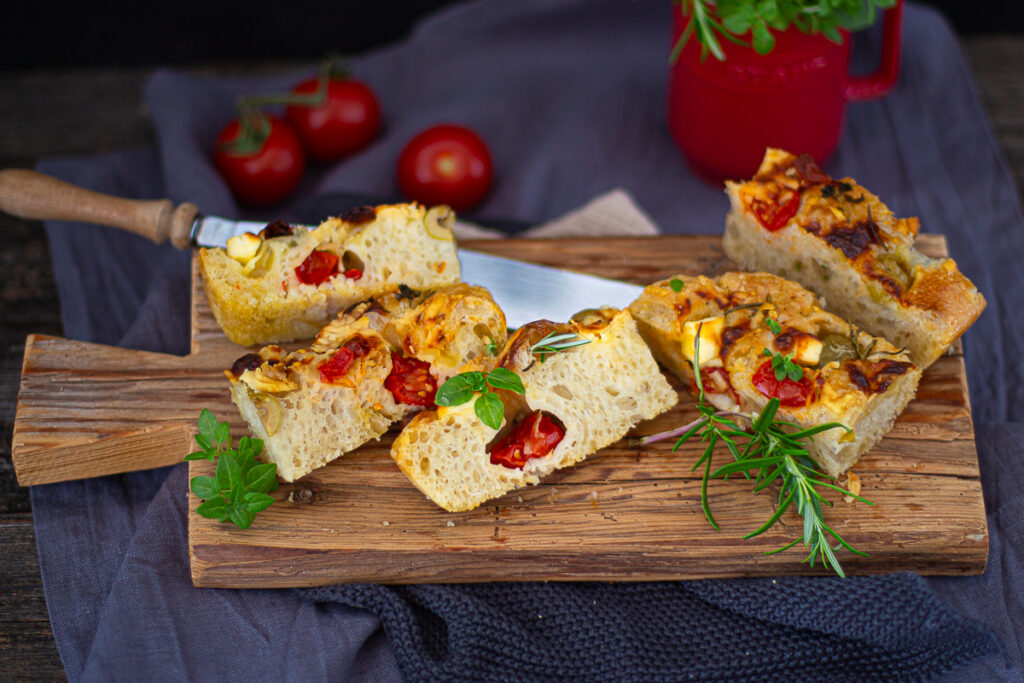 Focaccia mit Dreierlei Käse von Bayernland