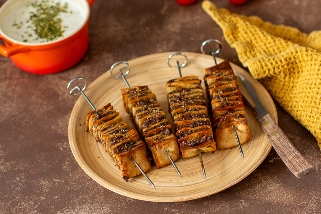 Kebab Wrap Spieße mit 3 Zutaten