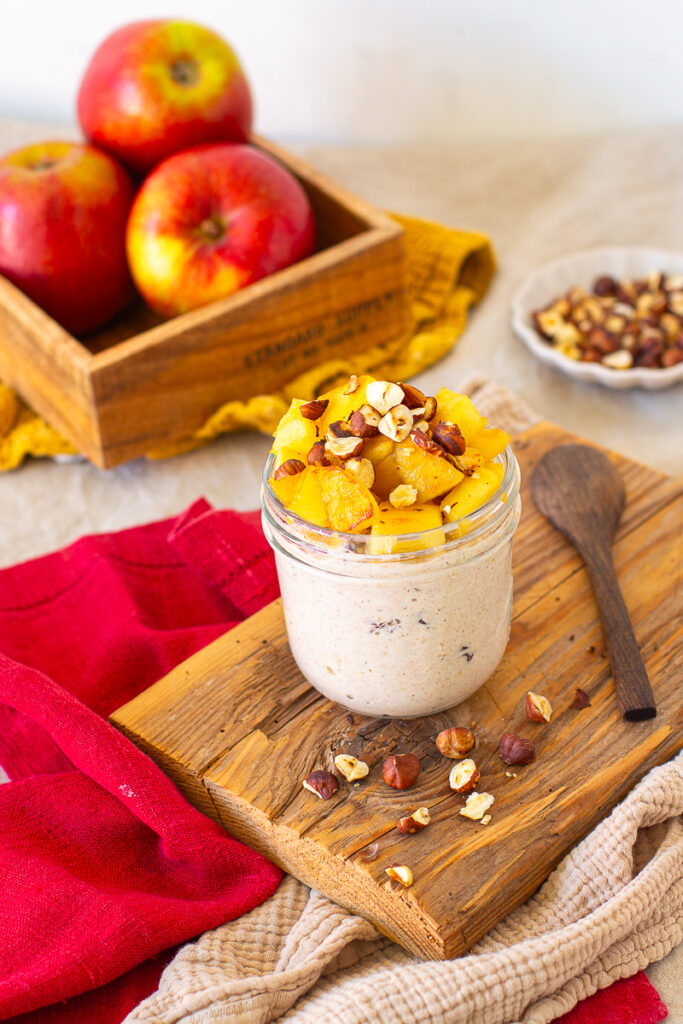 Overnight Oats Apfelstrudel Style